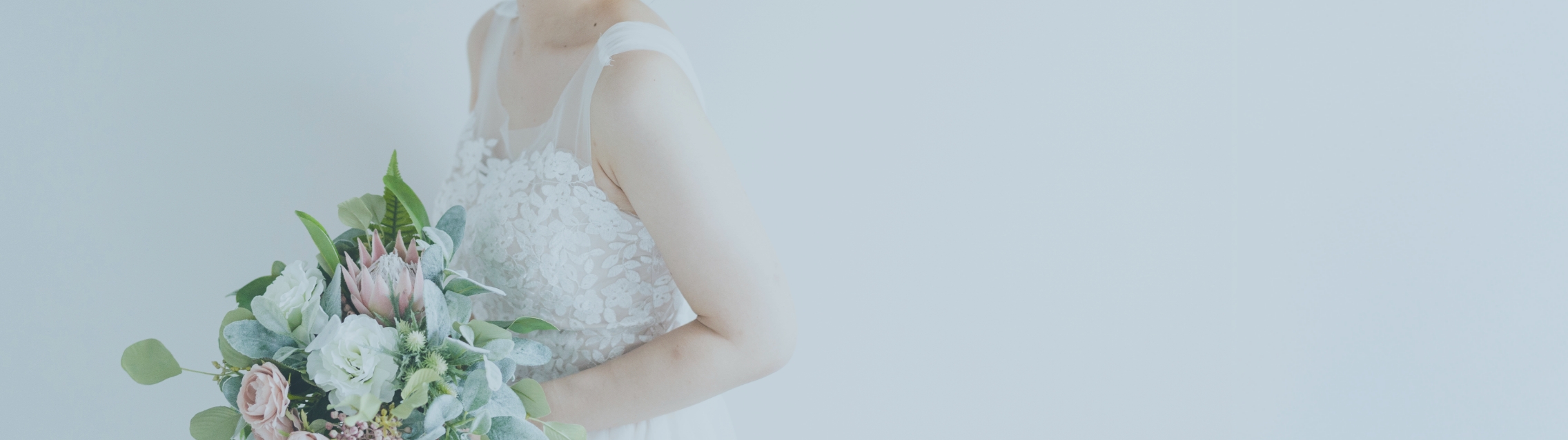 ブーケを持った花嫁