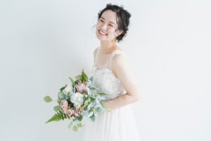 ブーケをもった花嫁